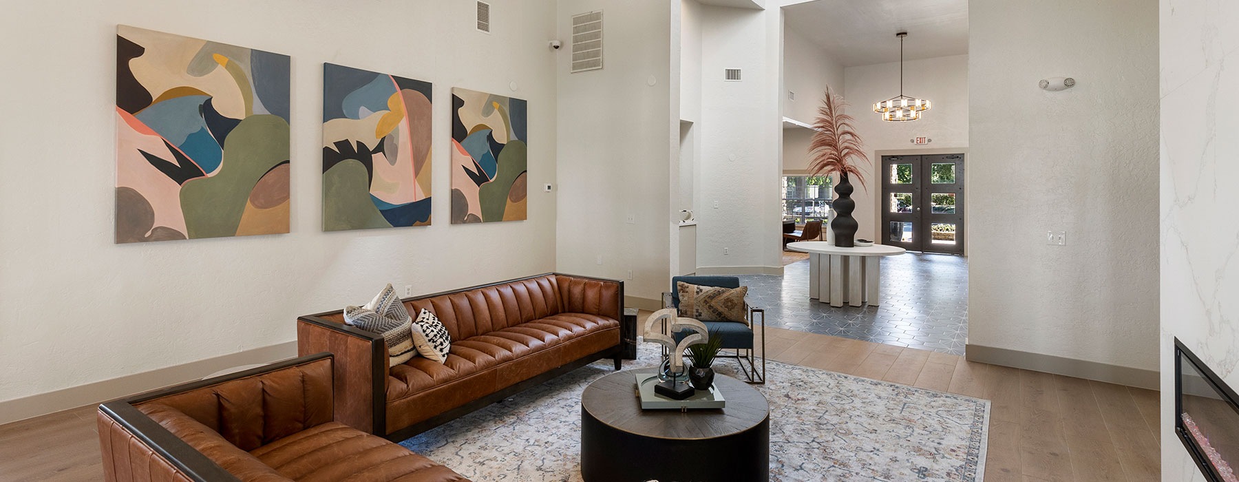 large open seating area