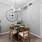 lighted dining area