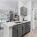 open counter top with sink in kitchen